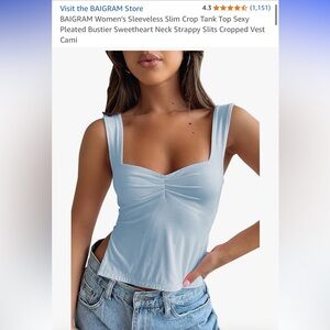 Amazon Light Blue Tank Top